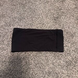 SKIMS Black Bandeau Top